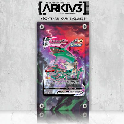 [UNIT: TG20/TG30] // Rayquaza VMAX Extended Art Display Case - Raw