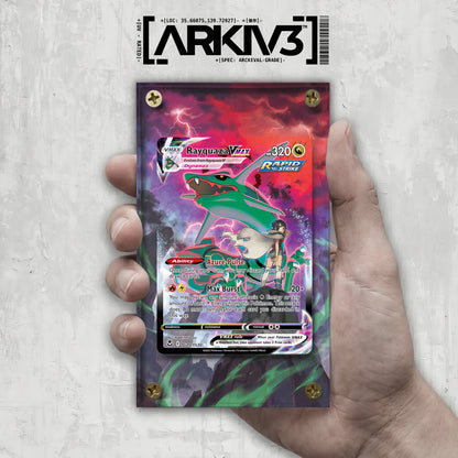 [UNIT: TG20/TG30] // Rayquaza VMAX Extended Art Display Case - Raw