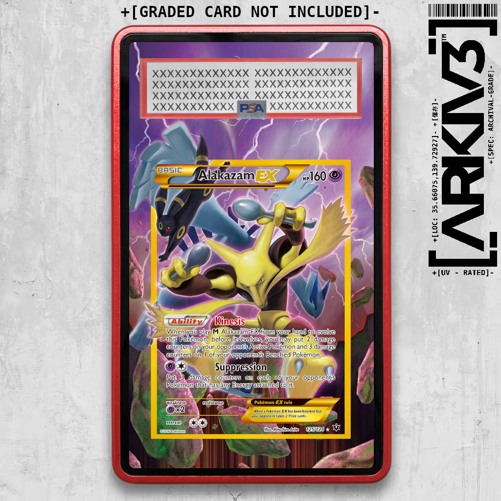[UNIT: 125/124] // Alakazam EX Extended Art Display Case - Graded
