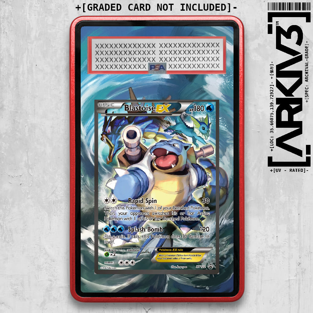 [UNIT: XY122] // Blastoise EX Extended Art Display Case - Graded