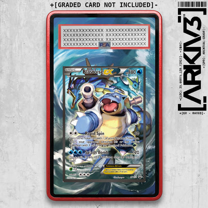 [UNIT: XY122] // Blastoise EX Extended Art Display Case - Graded