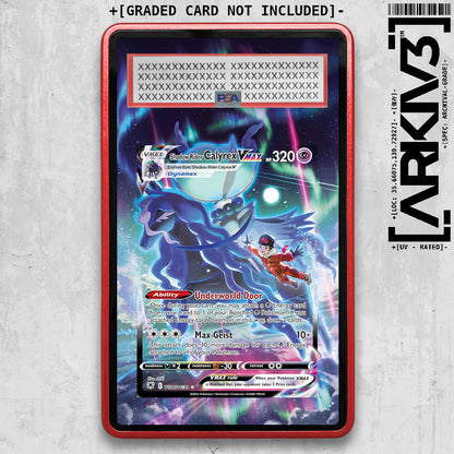 [UNIT: TG18/TG30] // Shadow Rider Calyrex VMAX Extended Art Display Case - Graded
