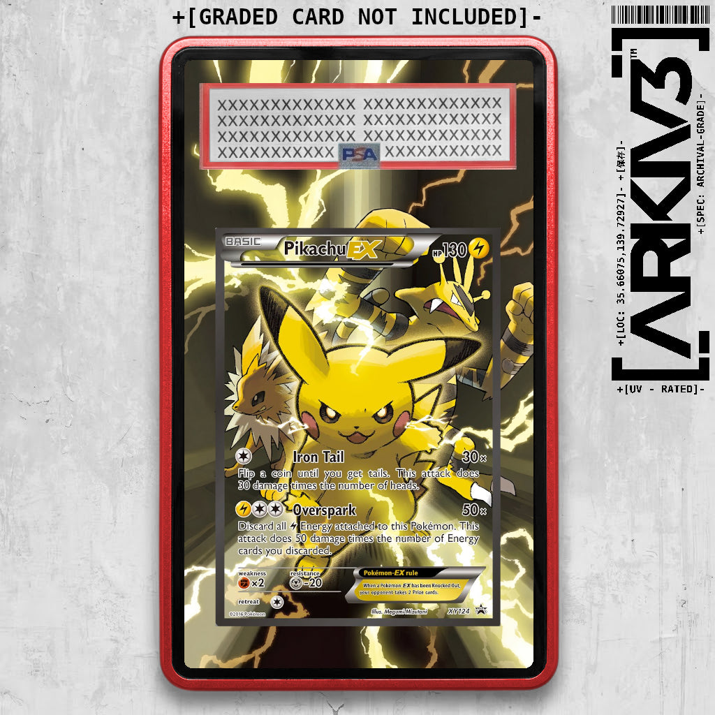 [UNIT: XY124] // Pikachu EX Extended Art Display Case - Graded