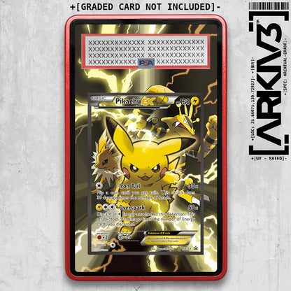 [UNIT: XY124] // Pikachu EX Extended Art Display Case - Graded