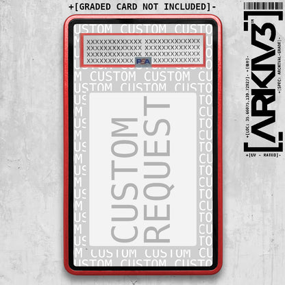 Custom Extended Art Display Case - Graded