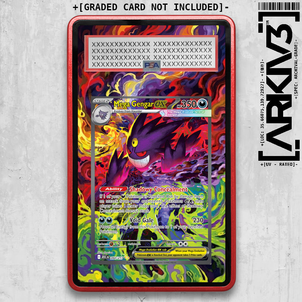 [UNIT: 284/217] // Mega Gengar ex Extended Art Display Case - Graded