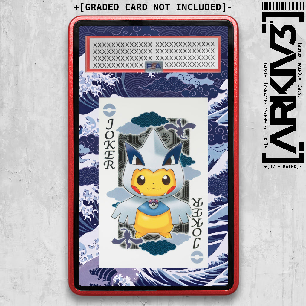 Maiko & Okuge Lugia Poncho Pikachu Joker Extended Art Display Case - Graded