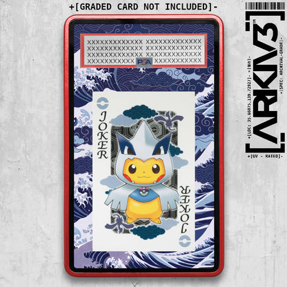 Maiko & Okuge Lugia Poncho Pikachu Joker Extended Art Display Case - Graded