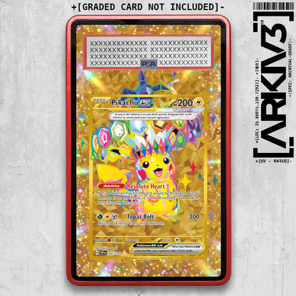 [UNIT: 247/191 // Pikachu ex Extended Art Display Case - Graded