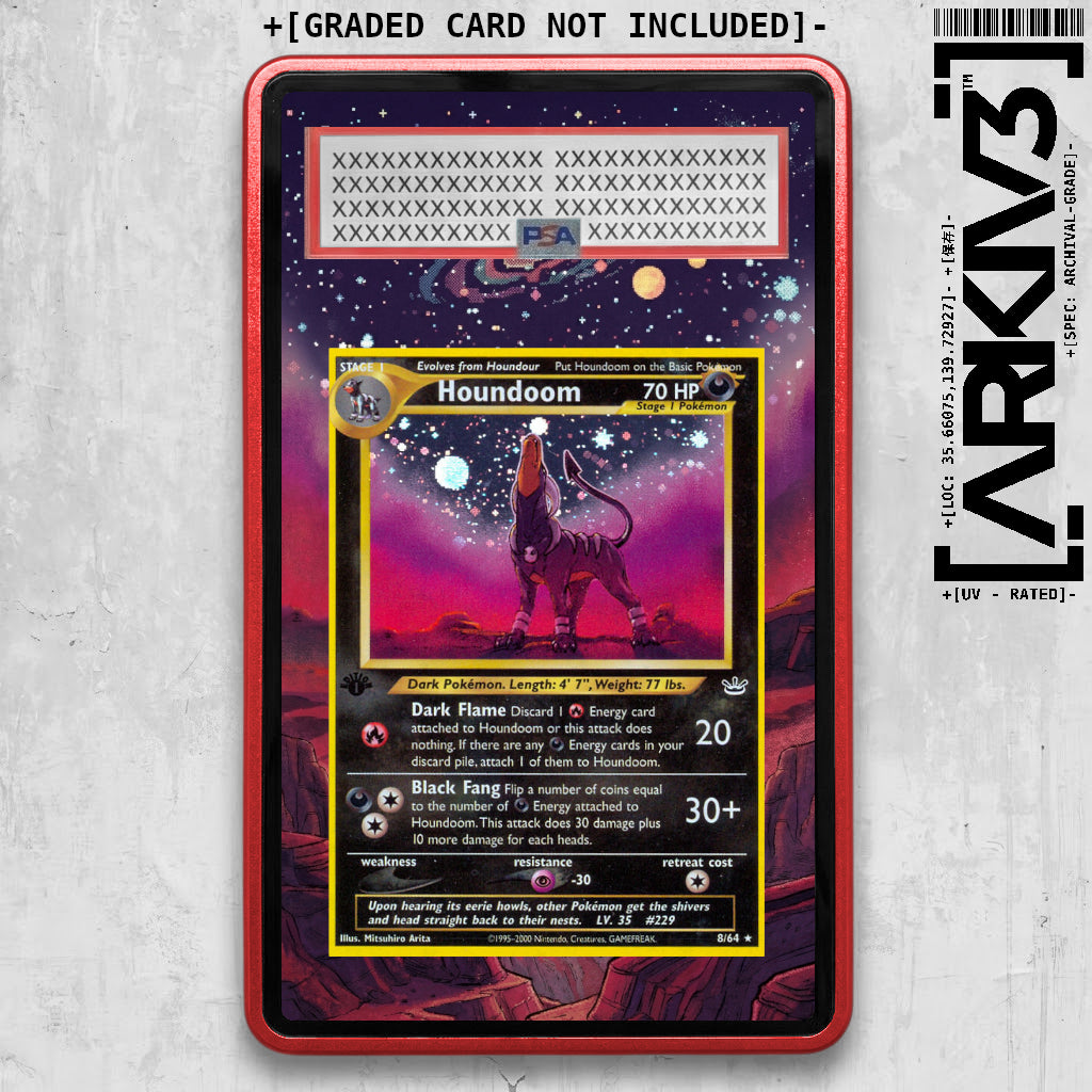 [UNIT: 8/64] // Houndoom Extended Art Display Case - Graded