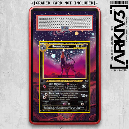 [UNIT: 8/64] // Houndoom Extended Art Display Case - Graded