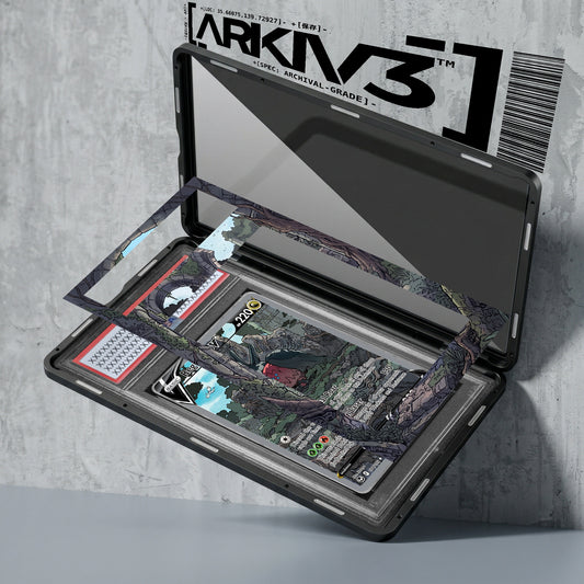 ARKIV3 PSA graded exploded mockup