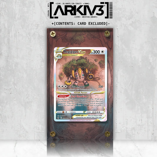 [UNIT: GG55/70] // Regigigas VSTAR Extended Art Display Case - Raw