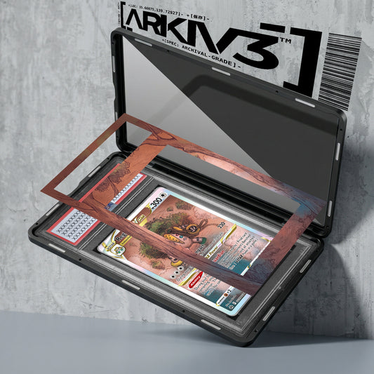 ARKIV3 PSA graded exploded mockup