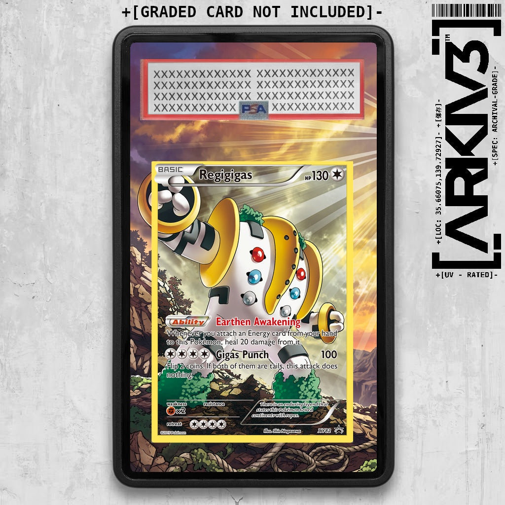 [UNIT: XY82/211] // Regigigas Extended Art Display Case - Graded