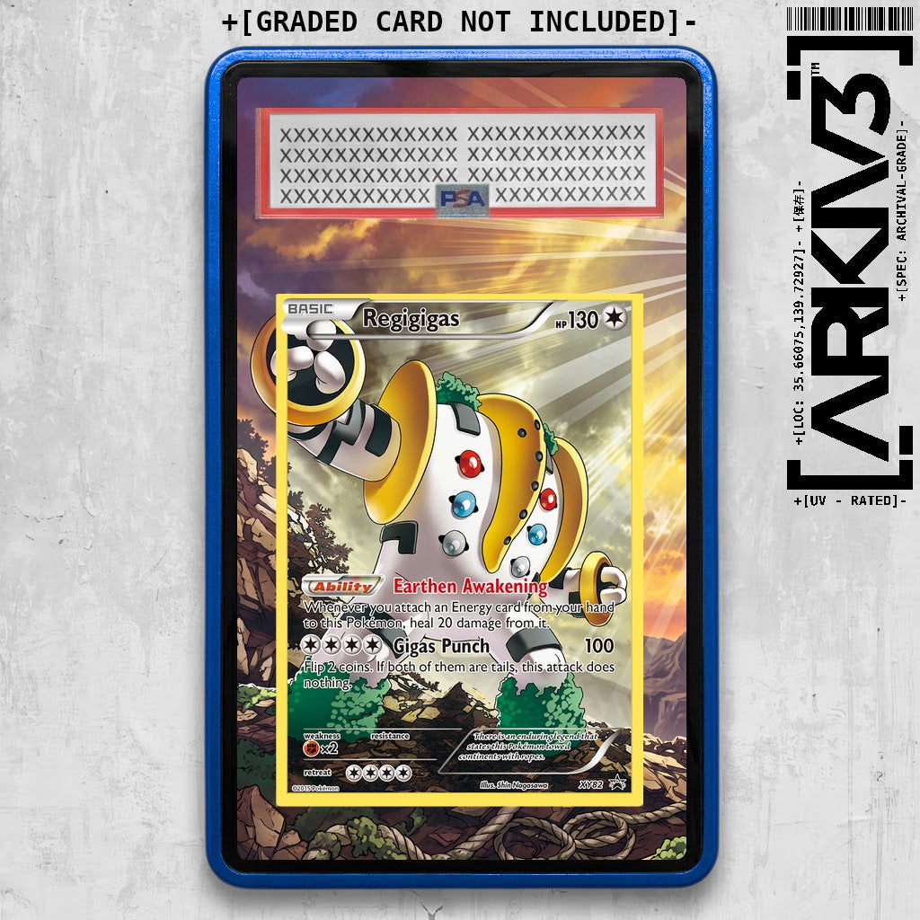 [UNIT: XY82/211] // Regigigas Extended Art Display Case - Graded