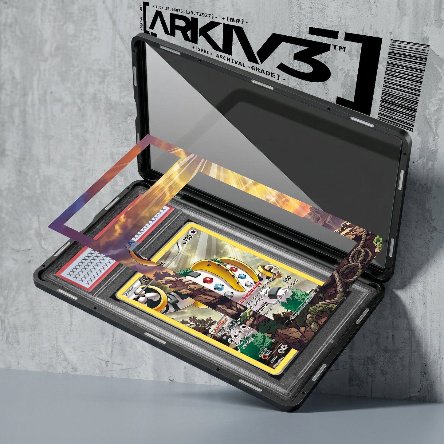 [UNIT: XY82/211] // Regigigas Extended Art Display Case - Graded
