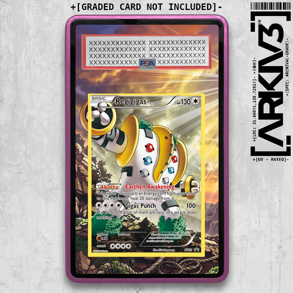 [UNIT: XY82/211] // Regigigas Extended Art Display Case - Graded