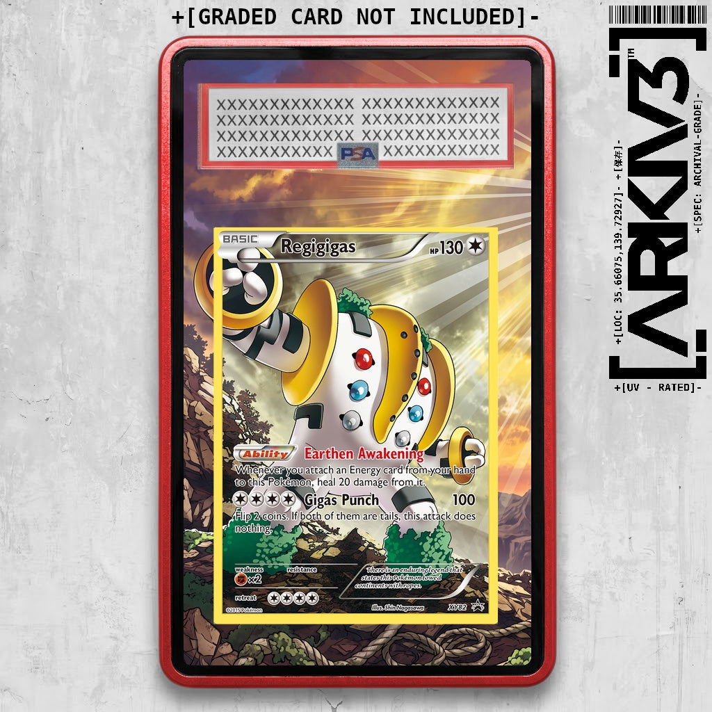 [UNIT: XY82/211] // Regigigas Extended Art Display Case - Graded