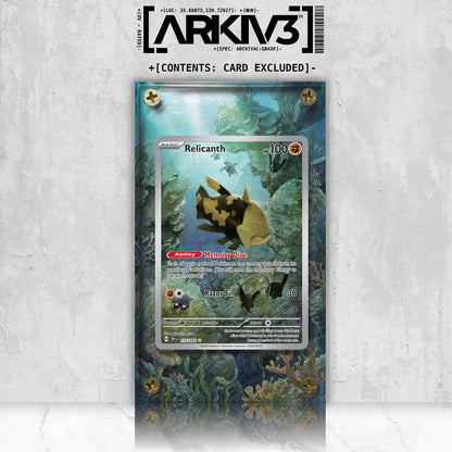 [UNIT: 173/162] // Relicanth Extended Art Display Case - Raw