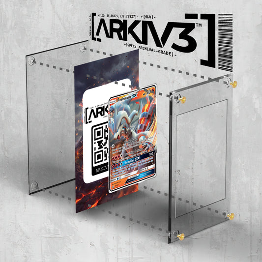 [UNIT: SM137] // Reshiram-GX Extended Art Display Case - Raw