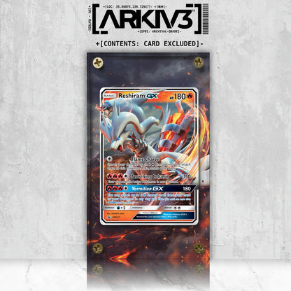 [UNIT: SM137/248] // Reshiram-GX Extended Art Display Case - Raw