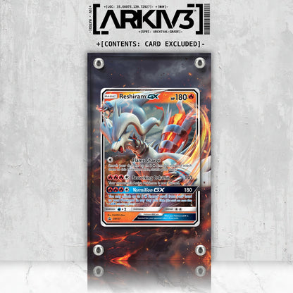 [UNIT: SM137/248] // Reshiram-GX Extended Art Display Case - Raw