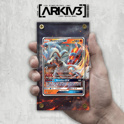 [UNIT: SM137/248] // Reshiram-GX Extended Art Display Case - Raw