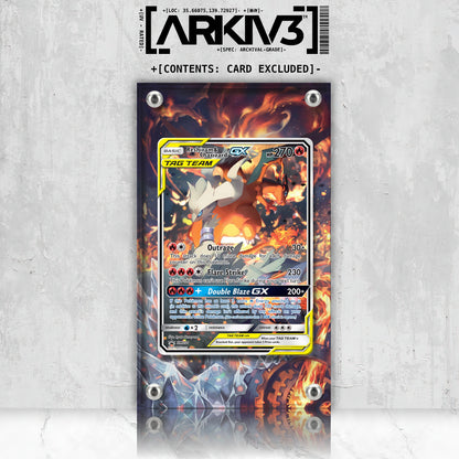 [UNIT: SM201/248] // Reshiram & Charizard-GX Extended Art Display Case - Raw
