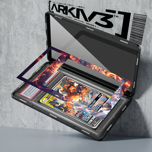 ARKIV3 PSA graded exploded mockup