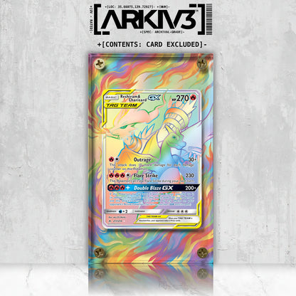 [UNIT: 217/214] // Reshiram & Charizard GX Extended Art Display Case - Raw