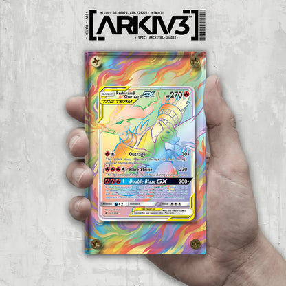 [UNIT: 217/214] // Reshiram & Charizard GX Extended Art Display Case - Raw