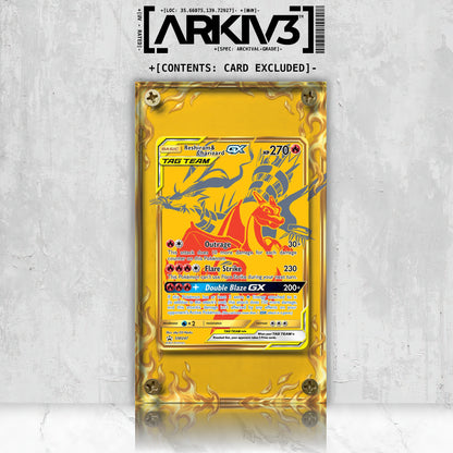 [UNIT: SM247] // Reshiram & Charizard GX Extended Art Display Case - Raw