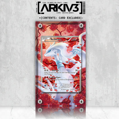 [UNIT: RC22/RC25] // Reshiram Extended Art Display Case - Raw