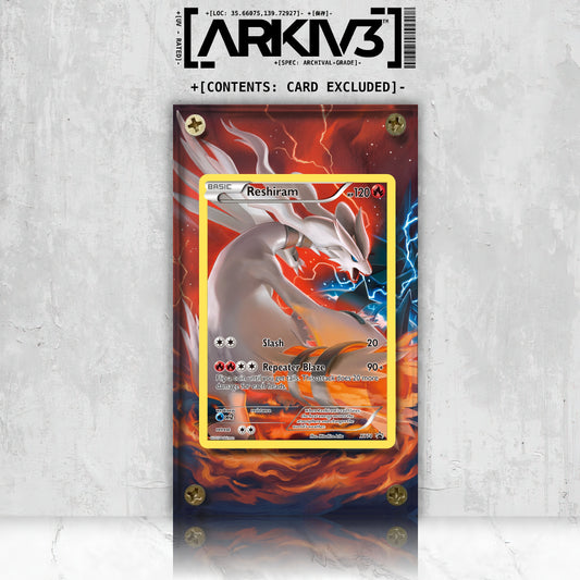 [UNIT: XY74] // Reshiram Extended Art Display Case - Raw