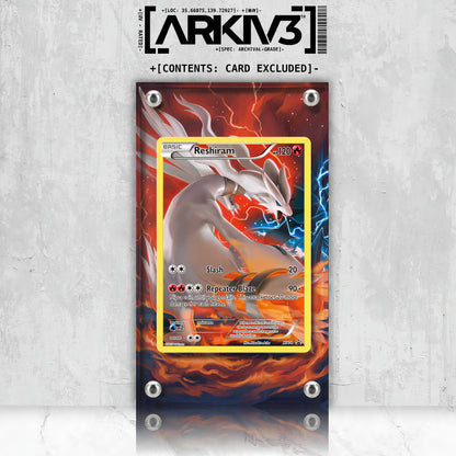 [UNIT: XY74/211] // Reshiram Extended Art Display Case - Raw