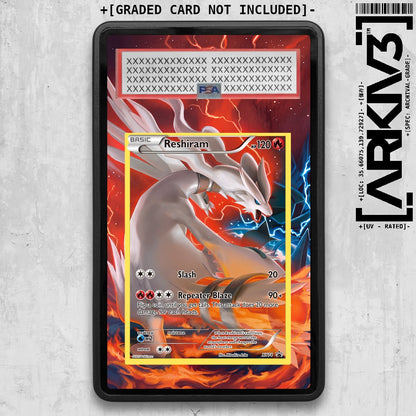 [UNIT: XY74/211] // Reshiram Extended Art Display Case - Graded
