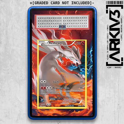 [UNIT: XY74/211] // Reshiram Extended Art Display Case - Graded