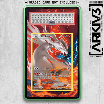[UNIT: XY74/211] // Reshiram Extended Art Display Case - Graded