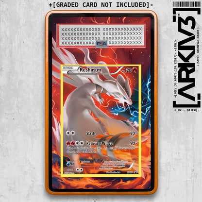 [UNIT: XY74/211] // Reshiram Extended Art Display Case - Graded