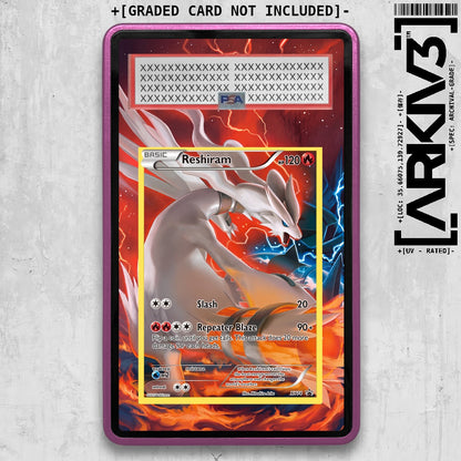 [UNIT: XY74/211] // Reshiram Extended Art Display Case - Graded