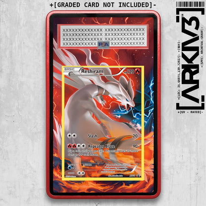 [UNIT: XY74/211] // Reshiram Extended Art Display Case - Graded