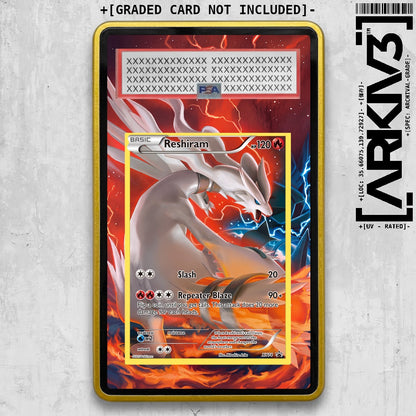 [UNIT: XY74/211] // Reshiram Extended Art Display Case - Graded