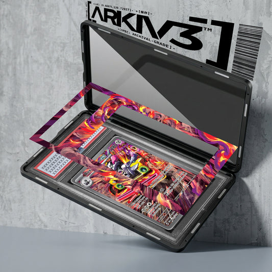 ARKIV3 PSA graded exploded mockup