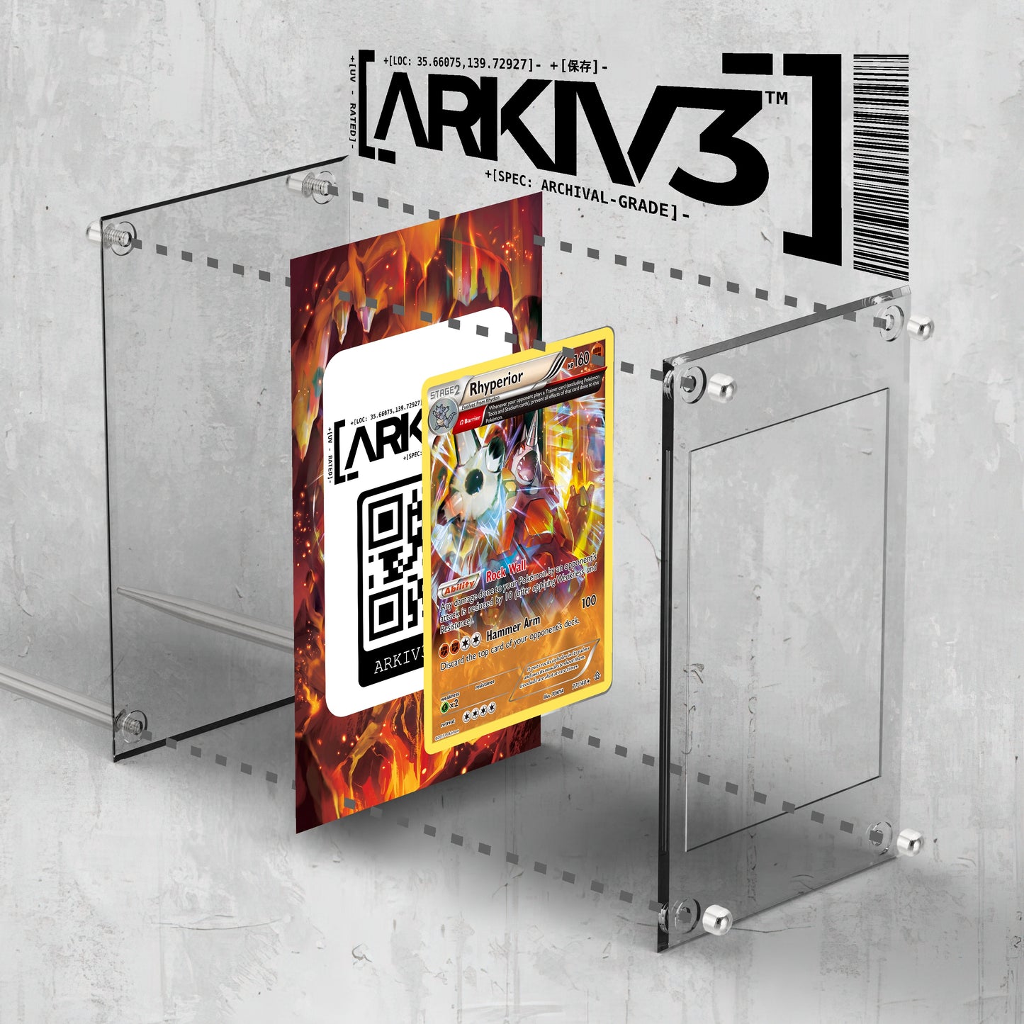 [UNIT: 77/160] // Rhyperior Extended Art Display Case - Raw