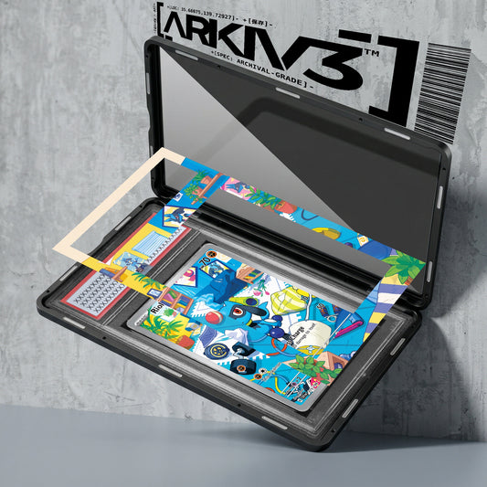 ARKIV3 PSA graded exploded mockup