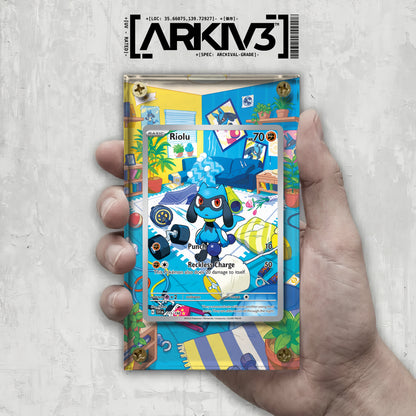 [UNIT: 215/198] // Riolu Extended Art Display Case - Raw
