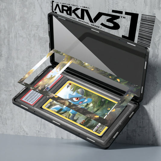ARKIV3 PSA graded exploded mockup