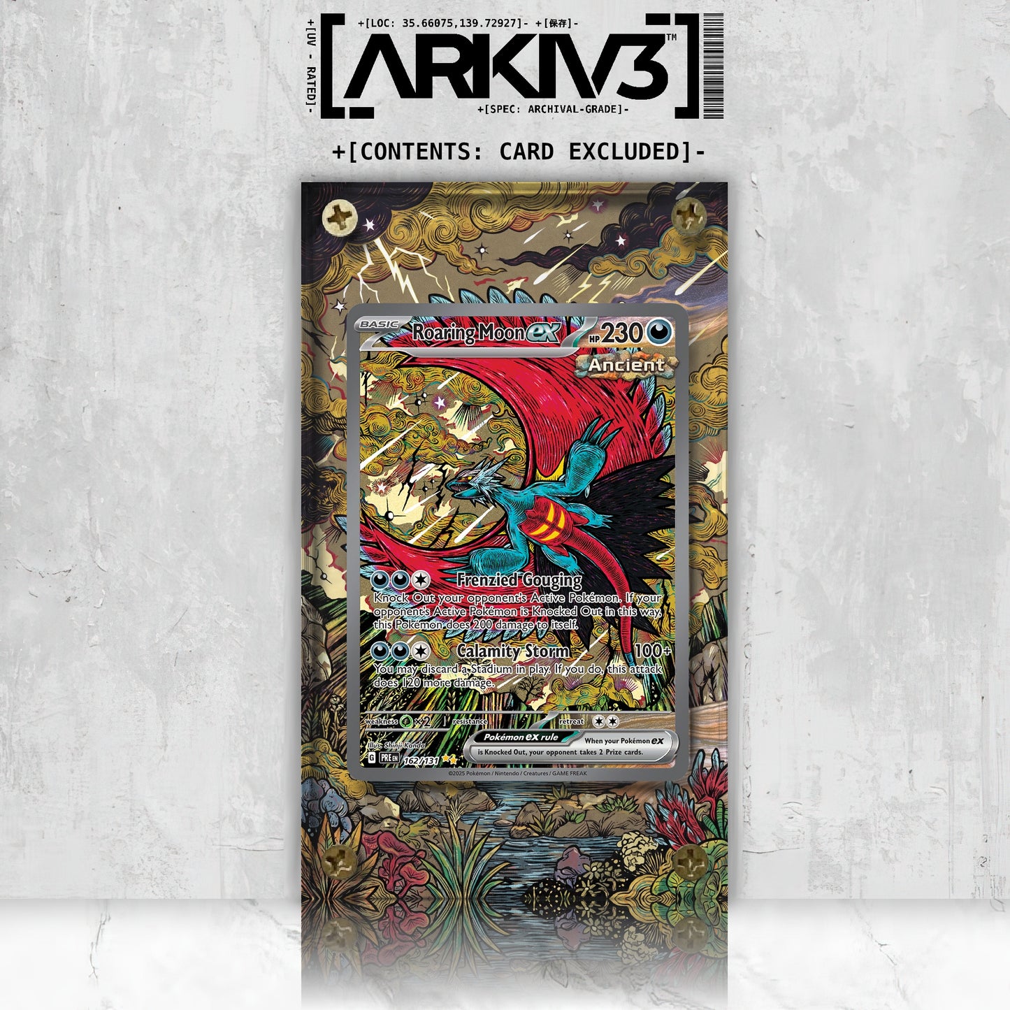 [UNIT: 162/131] // Roaring Moon ex Extended Art Display Case - Raw