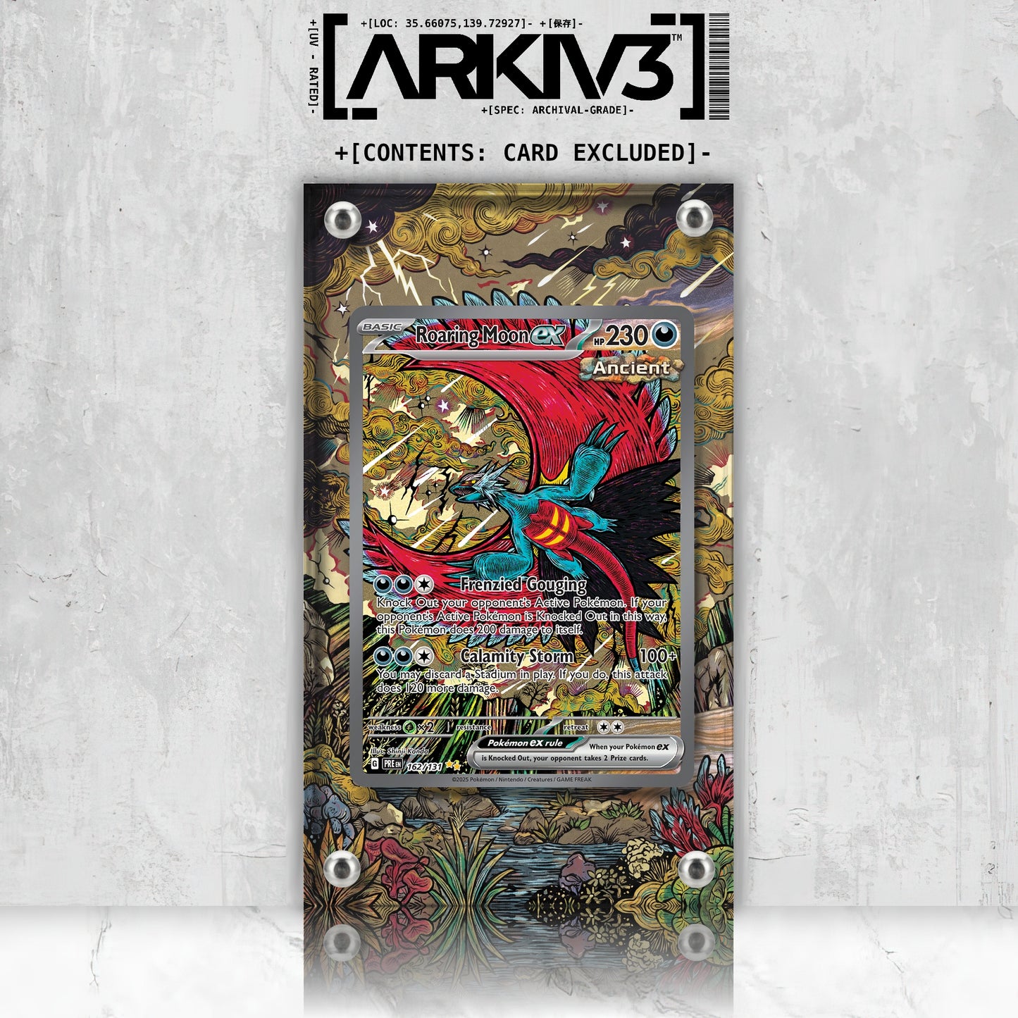 [UNIT: 162/131] // Roaring Moon ex Extended Art Display Case - Raw
